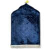 Tapis de prière rembourré bleu nuit